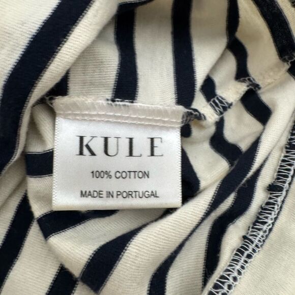 KULE The Tee Dress Black and White Striped Mini Dress Size XS - Picture 7 of 10